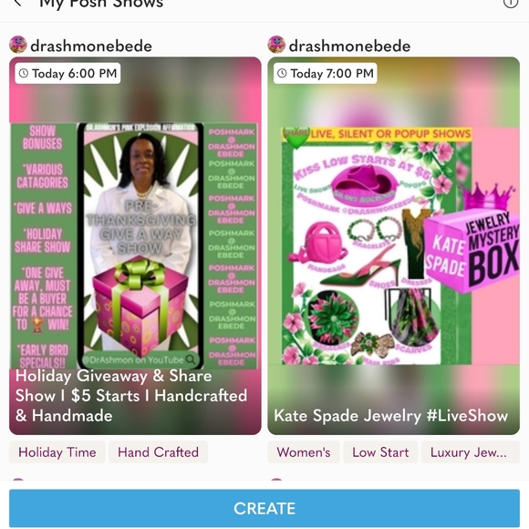 LIKE NOTIFICATIONS OF SPECIAL POSH SHOWS I Giveaways I Free GIFTS IFREE Bonuses - Picture 6 of 17